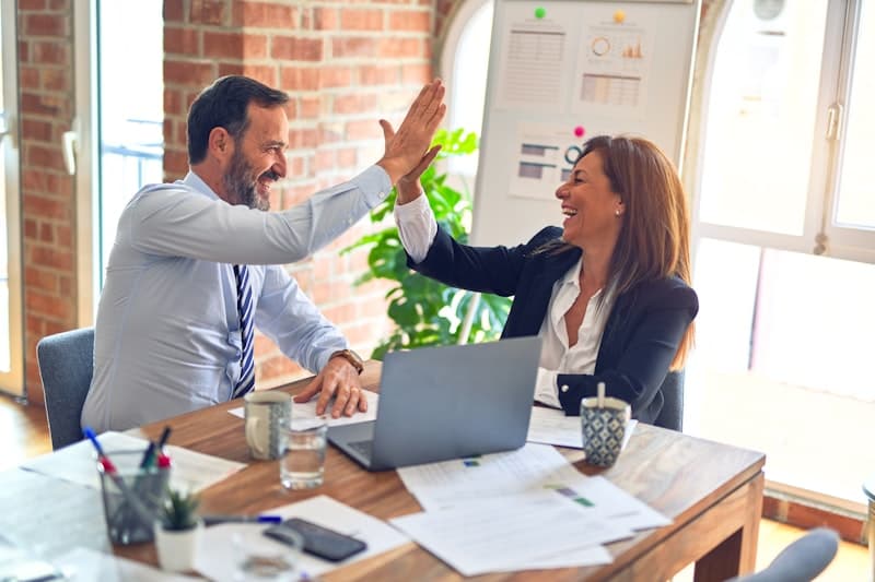 VisionNest team helping clients with home loan consultation